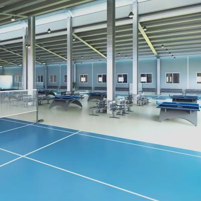 4.5mm Heat-resistantremovable basketball court floor